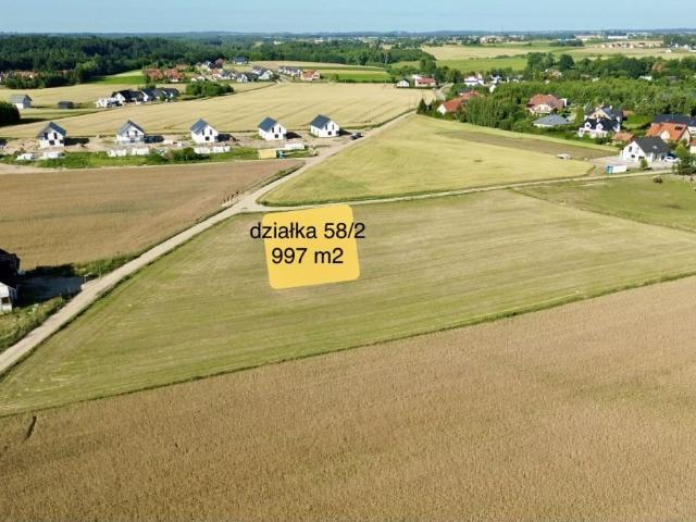 Działka 997 m² z warunkami zabudowy w Małkowie polecam!