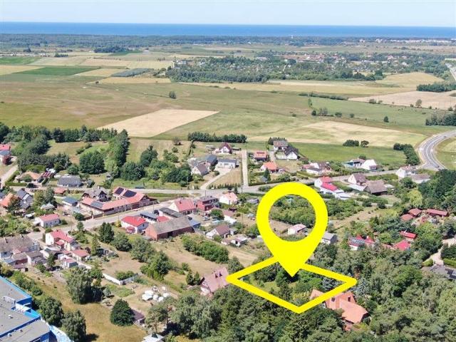 Polecam działkę budowlaną 1919 m² pod dom w Rusku