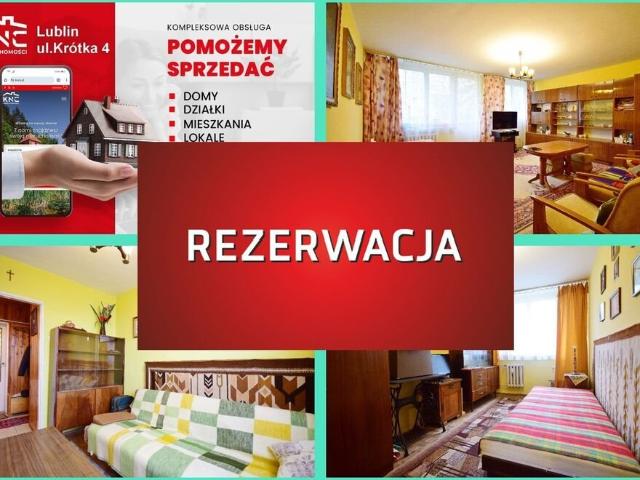 Polecam przestronne 3 pokojowe mieszkanie 58 m² do remontu