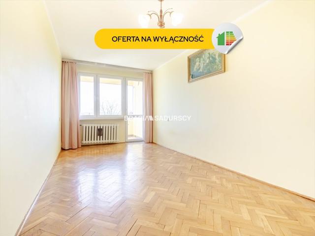 Polecam 2 pokojowe mieszkanie 45,29 m² z loggią w Krakowie!