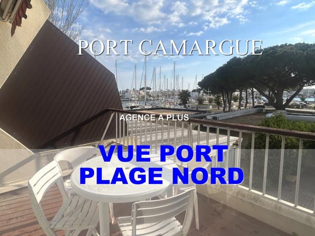 PORT CAMARGUE GRAND STUDIO VUE PORT