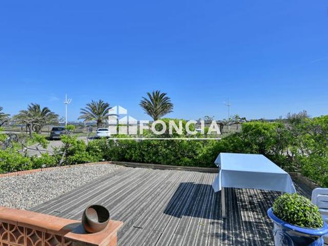 Port camargue – plage nord – front de mer – p3 avec jardin de 95 m2