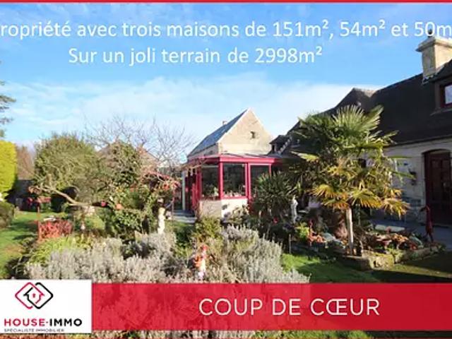 Port en Bessin Huppain 14520 Achat / Vente maison 14 pièces t14 terrasse parking