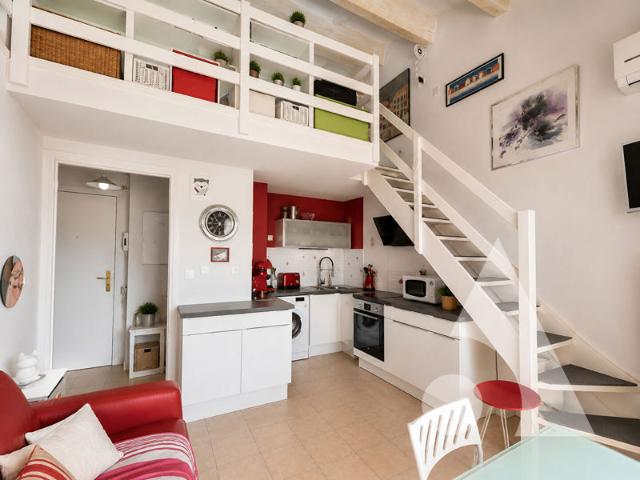PORT FRÉJUS II T2 BIS DUPLEX 46m² env. DERNIER ÉTAGE AVEC TERRASSE SUD