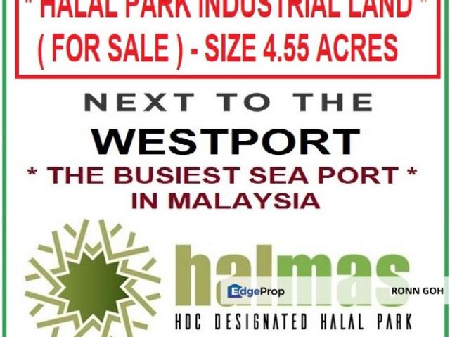 PORT KLANG HALAL LAND 4.55 ACRES FOR SALE