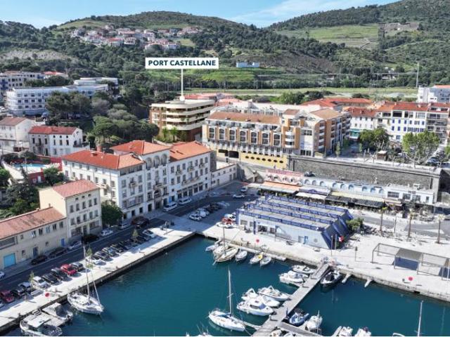 PORT VENDRES: APPARTEMENT 2 PIECES + PARKING