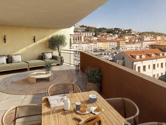 appartement T3 neuf d'exception avec terrasse au coeur du vil