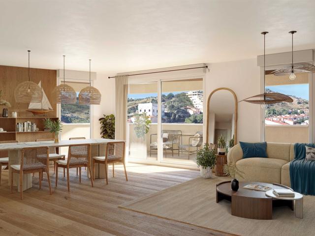 Port Vendres appartement neuf du T2 au T4 58m² Port Vendres