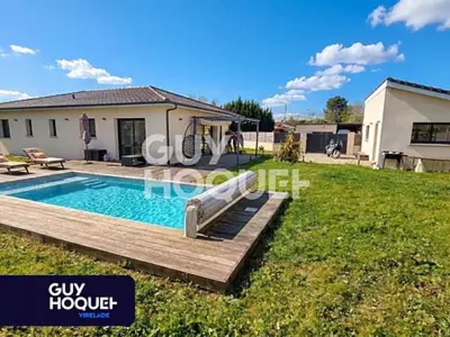 Portets 33640 Achat / Vente maison 4 pièces t4 au dernier étage piscine