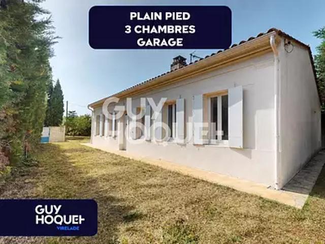 Portets 33640 Achat / Vente maison 4 pièces t4 au dernier étage