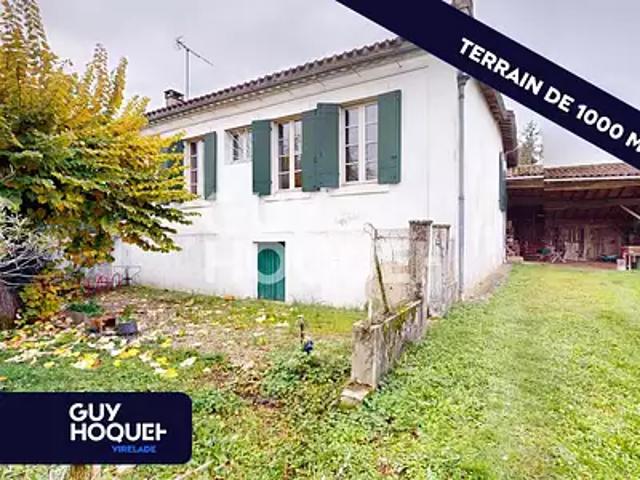 Portets 33640 Achat / Vente maison 3 pièces t3 au dernier étage cave