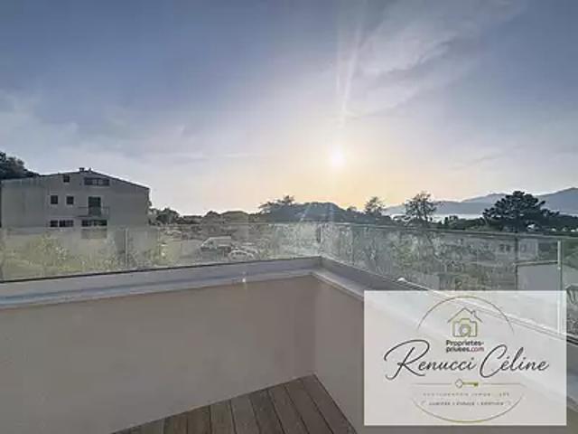 Porticcio 20166 Achat / Vente appartement 3 pièces t3 au dernier étage terrasse