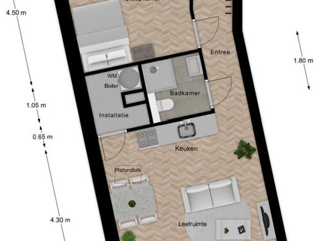 Portiekflat te huur in Bergeijk