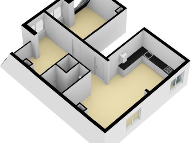 Portiekflat appartement te huur in Haarlem