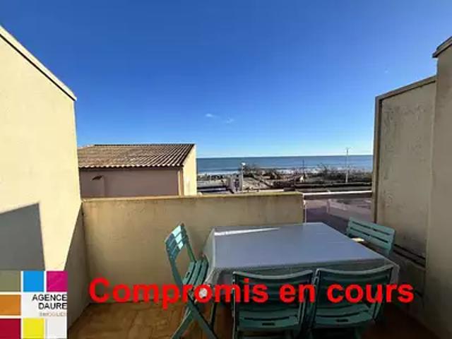 Portiragnes 34420 Achat / Vente appartement 1 pièce t1 au dernier étage