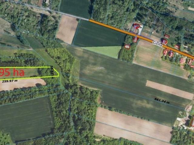 Poręba 9 500 m², Miłków
