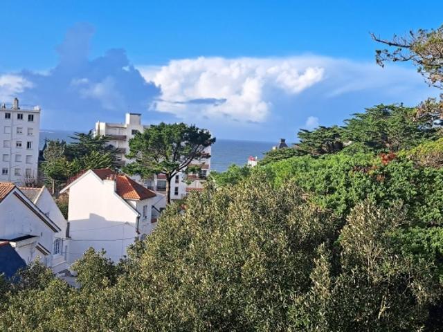 Pornichet – T3 vue mer, calme et verdure, à 200 m des plages
