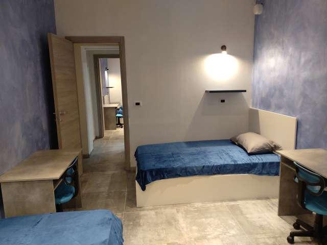 Posto letto in camera condivisa in un appartamento con 3 camere da letto in affitto a Torino