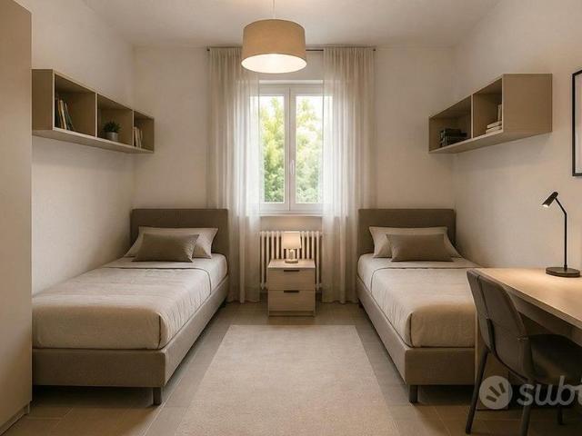 Posto letto in doppia libero da subito