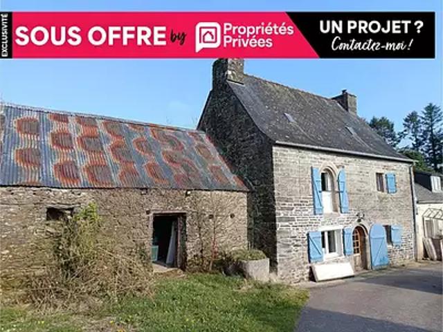 Poullaouen 29690 Achat / Vente maison 6 pièces t6 jardin