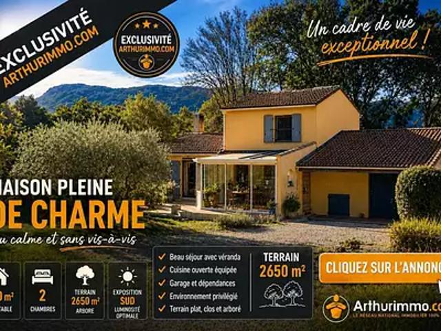 Pourrières 83910 Achat / Vente maison 4 pièces t4