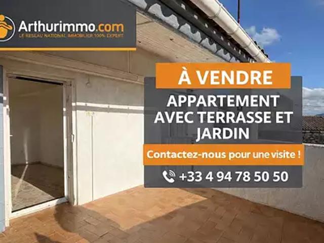 Pourrières 83910 Achat / Vente appartement 3 pièces t3 cave
