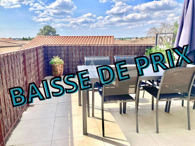POUSSAN CENTRE, Appartement style loft avec terrasse et garage