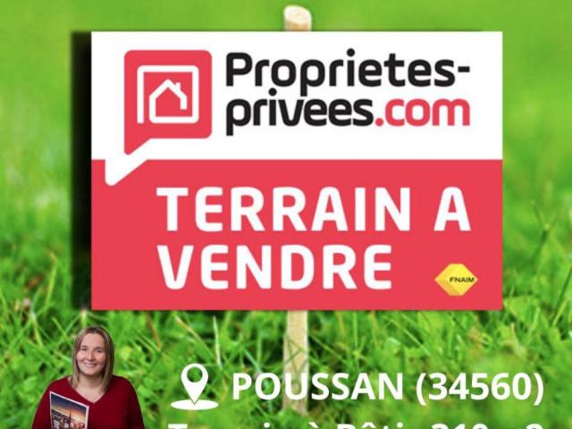 Poussan Vente Terrain 34