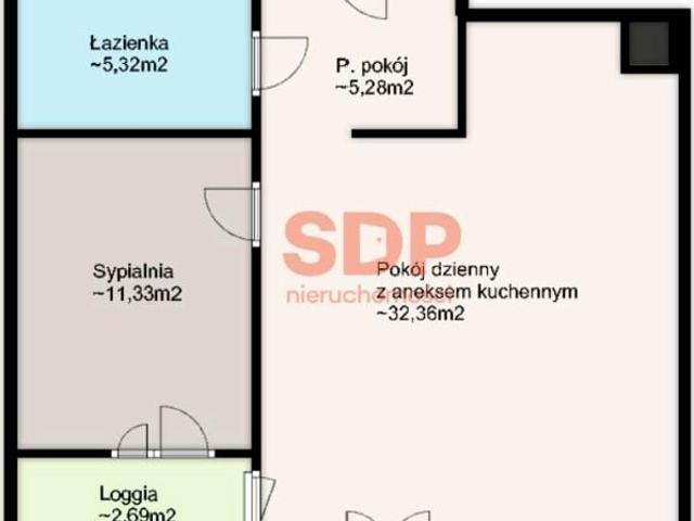 Powstańców Śląskich 54,29 m², Wrocław