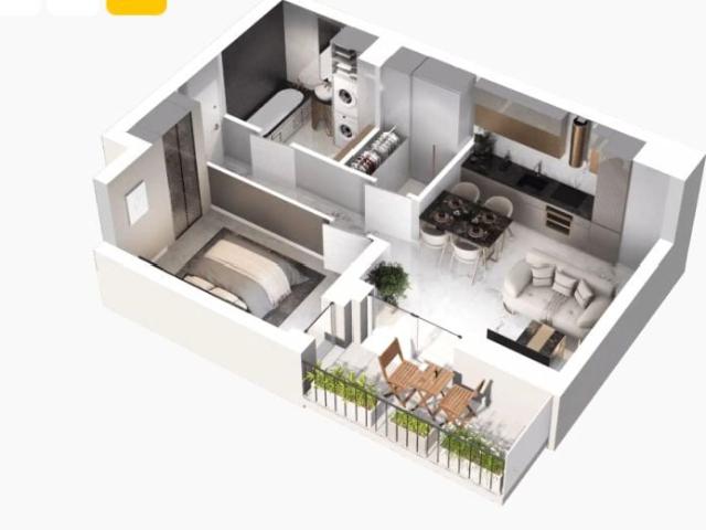 Powstańców 42,19 m², Kraków