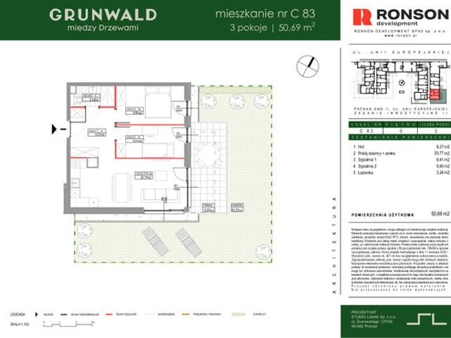 Poznań, Grunwald, ul. Smardzewska 9 11