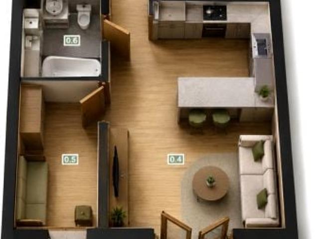 Pl. Jana Pawła II 53,70 m², Rzeszów