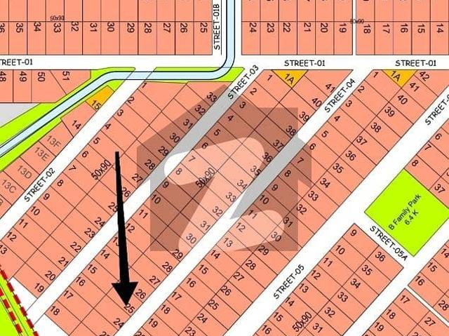 Plot No 23. Street 4. Sector B. DHA 5 For Sale