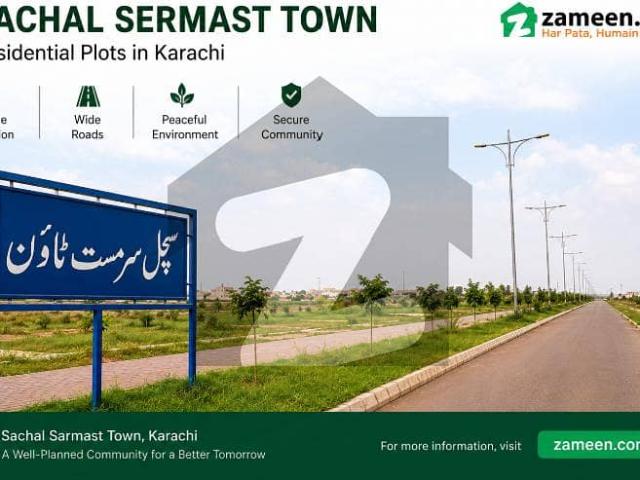Plot For Sale At Sachal Sarmast Society in Reasonable Price