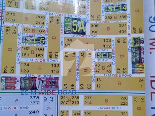 Plot For Sale Surjani Town Sector 5f West Open