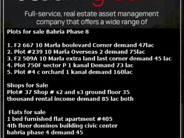 Plots In Bahria Phase 8 Islamabad Bahria Town ID 18257
