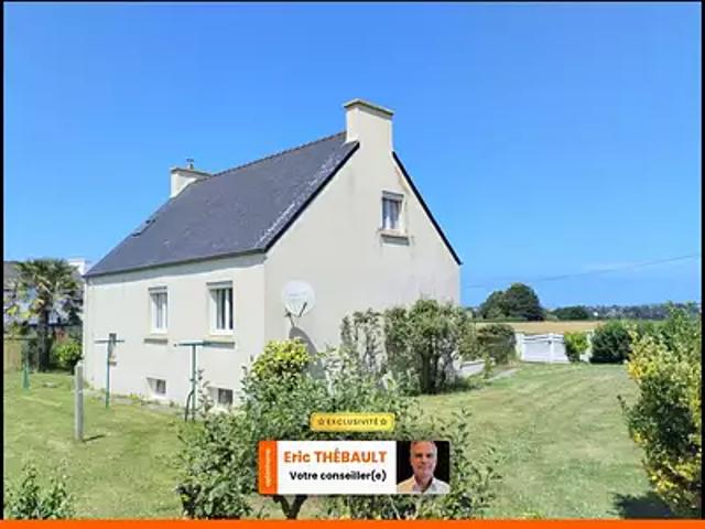 Plougasnou 29630 Achat / Vente maison 5 pièces t5 jardin balcon