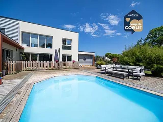 Plourhan 22410 Achat / Vente maison 7 pièces t7 piscine jardin