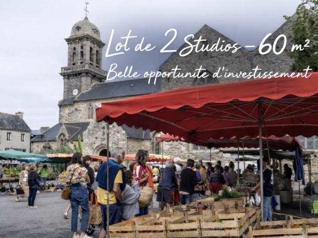 Plateau composé de 2 studios SPÉCIALE INVESTISSEUR CENTRE DE CROZON