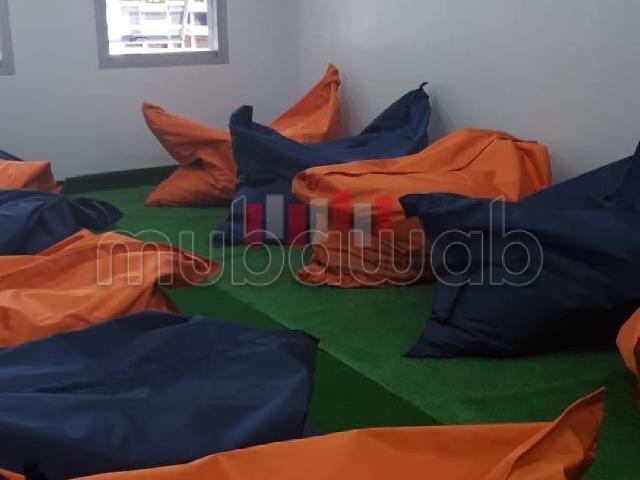 Plateau de bureau premium aménagé de 365 m a la location en plein bld Abdelmoumen