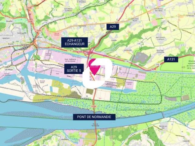 Plateforme logistique à louer Oudalle Proche Pont de Normandie