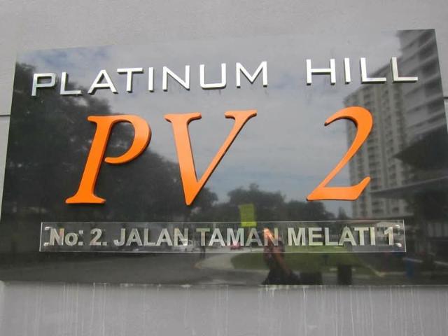 Platinum Hill PV 2, Taman Melati, Setapak