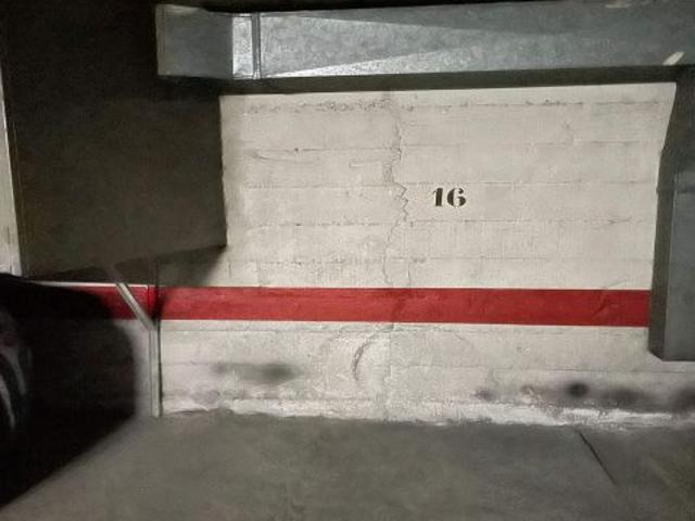 Plaza de garaje en zona Sagasta