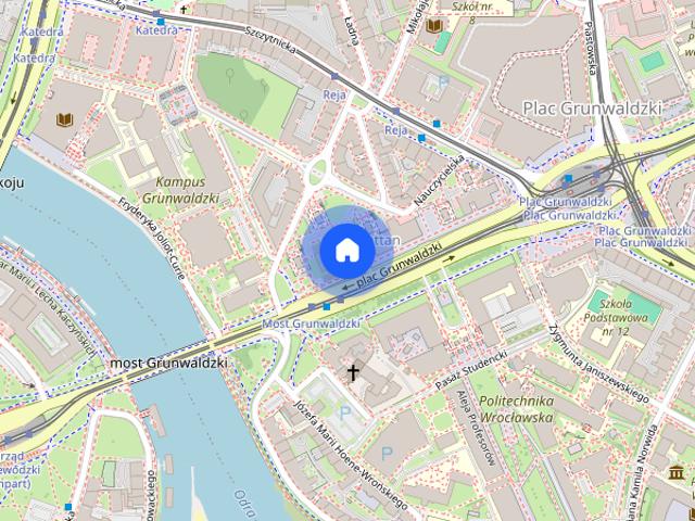 Plac Grunwaldzki | 3 pokoje+kuchnia | Balkon z widokiem | Winda