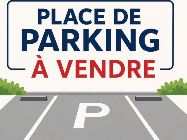Place de parking extérieure idéalement située à la sortie du centre ville