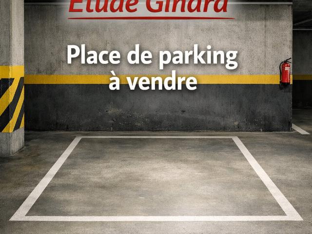 PLACE DE PARKING EN SOUS SOL À VENDRE