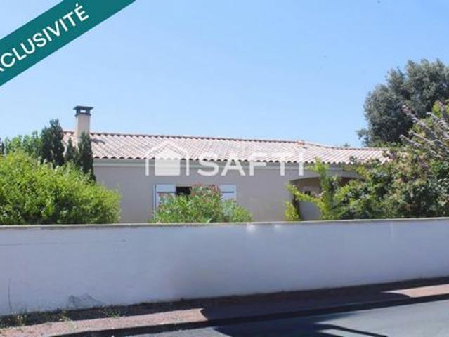 Plain pied avec 4 chambres sur un terrain de 840 m²