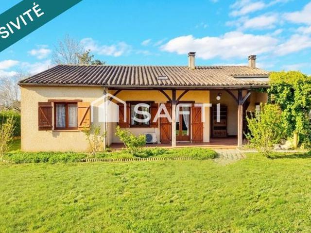 Plain pied avec jardin, beau potentiel à saisir