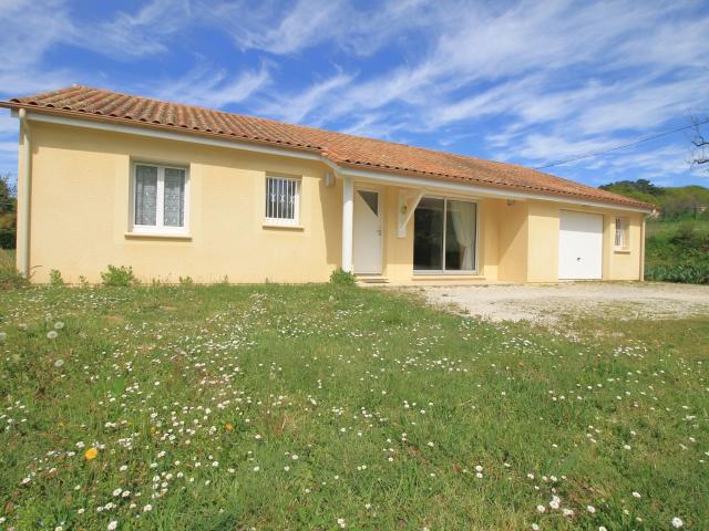 Plain Pied de qualité adaptée aux personnes à mobilité rédu. 90m² Gourdon