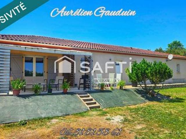 Plain pied de 145 m² avec piscine et espace indépendant